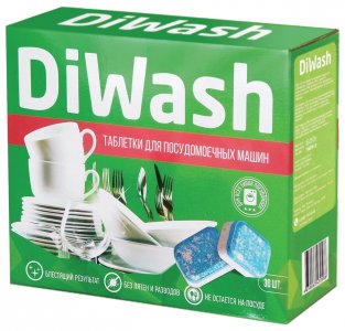 Таблетки для посудомоечных машин DIWASH DIWASH 30