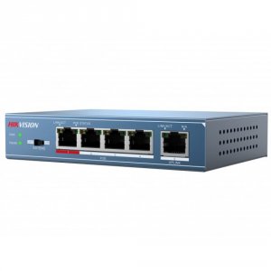 Коммутатор Hikvision DS-3E0105P-E(B) (УТ-00017186)