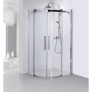 Душевой уголок Bravat Wave 90x90 BS090.1202S профиль Хром стекло прозрачное (BS090.1202S 00-00248787)