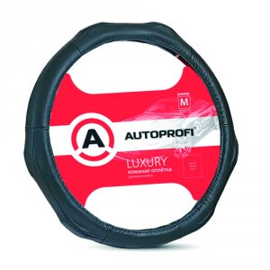 Оплетка руля Autoprofi Luxury L (AP-1020 BK L)