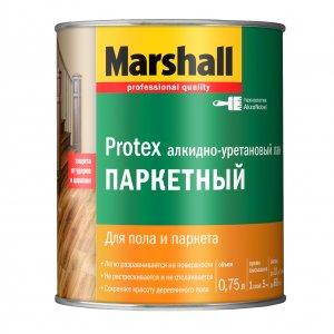 Паркетный износостойкий лак Marshall MARSHALL Protex 0,75 л (5255231)