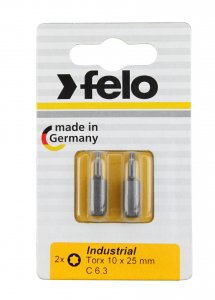 Ударная крестовая бита Felo T10 25мм (02610036)