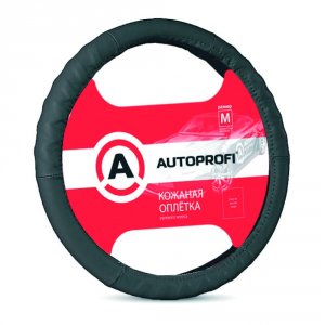 Оплетка руля Autoprofi оплетка на руль AP-300 BK (M)