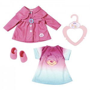 Одежда для куклы Zapf Creation Zapf Creation Baby born 823-477 Бэби Борн Комплект одежды для прогулки, 32 см