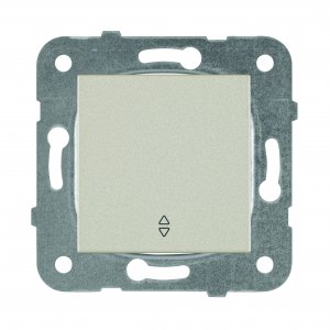 Одноклавишный проходной переключатель Panasonic Karre Plus (54849 WKTT0003-2BR-RES)