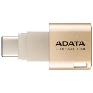 Флеш-диск Type C ADATA Choice UC350 Gold 16GB (AUC350-16G-CGD)