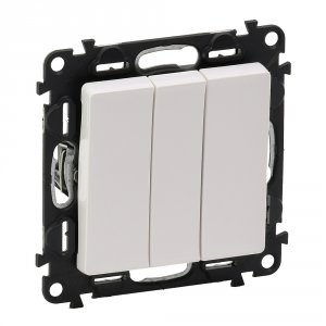 Трехклавишный механизм выключателя Legrand Valena Life 752403 LG