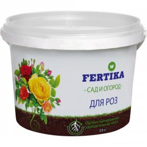 Органо-минеральная удобрительная смесь для роз FERTIKA для роз 0,9 кг