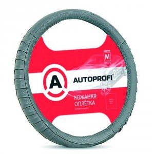 Оплетка руля Autoprofi оплетка на руль AP-470 D,GY (M) (AP-470 D.GY (M))