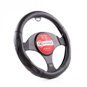 Оплетка руля Autoprofi AP-1946 BK BK M (AP-1946 BK/BK (M))