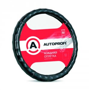 Оплетка руля Autoprofi оплетка на руль AP-765 BK (L)