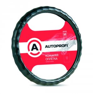 Оплетка руля Autoprofi оплетка на руль AP-265 BK (XL)