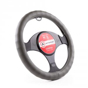 Оплетка руля Autoprofi AP-1912 D GY M