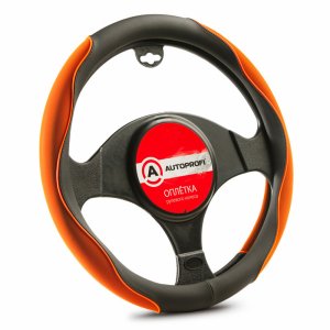 Оплетка руля Autoprofi AP-2021 BK BR M (AP-2021 BK/BR (M))