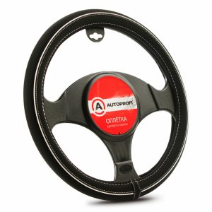 Оплетка руля Autoprofi AP-2020 BK WH S (AP-2020 BK/WH (S))
