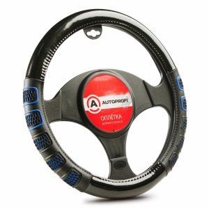 Оплетка руля Autoprofi AP-2051 BK BK S (AP-2051 BK/BK (S))