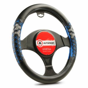 Оплетка руля Autoprofi AP-2050 BK BL S (AP-2050 BK/BL (S))