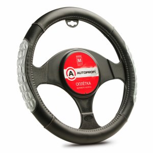 Оплетка руля Autoprofi AP-2060 BK GY M (AP-2060 BK/GY (M))