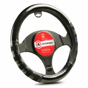 Оплетка руля Autoprofi AP-2051 BK BK M (AP-2051 BK/BK (M))