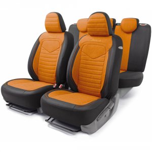 Авточехлы Autoprofi LINEN (LIN-1505 BK/ORANGE)