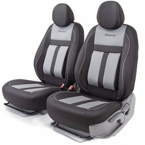 Получехлы на передние сиденья Autoprofi CUSHION COMFORT (CUS-0405 BK/GY)