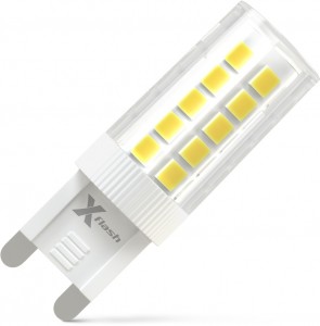 Лампа светодиодная X-flash G9 3W 230V белый свет, керамика