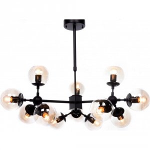 Подвесной светильник Lumina Deco LDP 160-12 BK Zodiak
