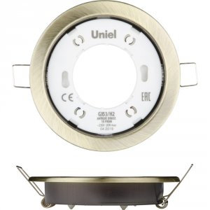 Накладной светильник Uniel ANTIQUE BRASS 10 PROM (UL-00005056)