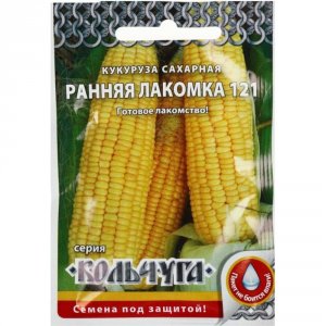 Сахарная кукуруза семена Русский Огород Ранняя лакомка 121 Кольчуга (Е02007)