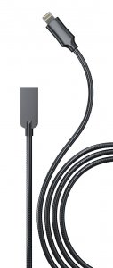 Кабель для iPod, iPhone, iPad RedLine Flex УТ000015519 Lightning (m) USB A(m) 1м черный
