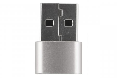 Адаптер-переходник RedLine Type-C-USB серебристый