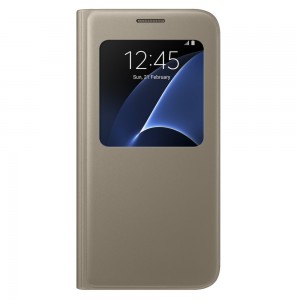 Чехол для сотового телефона Samsung S View Cover S7 Gold (EF-CG930PFEGRU)