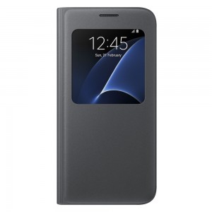 Чехол для сотового телефона Samsung S View Cover S7 Black (EF-CG930PBEGRU)