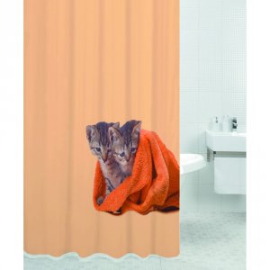 Штора для ванной комнаты Bath Plus CAT TWINS (DSP3008)
