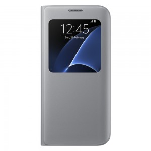 Чехол для сотового телефона Samsung S View Cover S7 Edge Silver (EF-CG935PSEGRU)