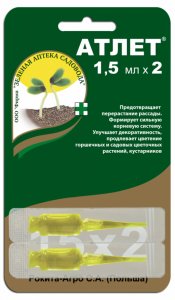 Препарат для предотвращения перерастания рассады Зеленая аптека садовода Атлет (4601976001815)