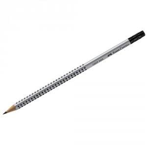Заточенный чернографитный карандаш Faber-Castell Grip 2001 (117200)