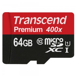 Карта памяти SDHC Micro Transcend TS64GUSDXC10 Class 10 64Gb