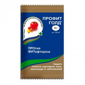 Препарат для защиты лука, томатов, картофеля и винограда от заболеваний Зеленая аптека садовода Профит Голд (12011)