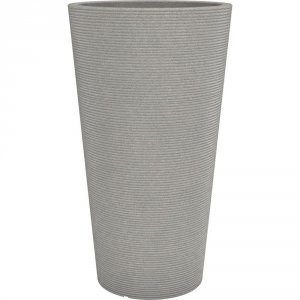 Пластиковый горшок Scheurich Coneo High d39 см полипропиленовый серый (58465)