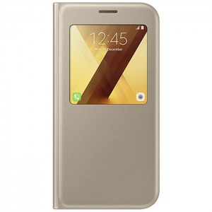Чехол для сотового телефона Samsung A7 2017 S View Standing Cover Gold