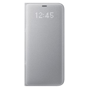 Чехол для сотового телефона Samsung Galaxy S8+ LED View Silver (EF-NG955PSEGRU)