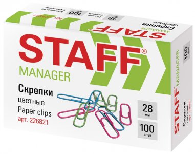 Скрепки Staff Manager (226821)