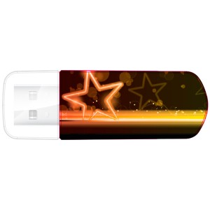 Флеш-диск Verbatim Mini Neon Edition Orange 32GB (49388)