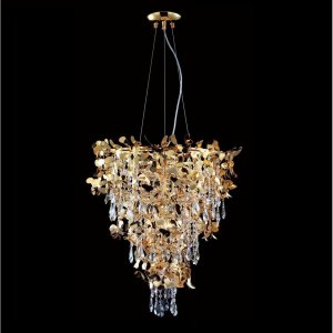 Подвесная люстра Crystal Lux Romeo SP10 Gold D600 (ROMEO SP10 GOLD D600)
