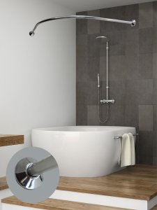 Асимметричный карниз-дуга GOGO AC150-90