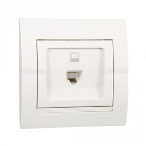Розетка Lezard RJ45 белый (702-0202-139)