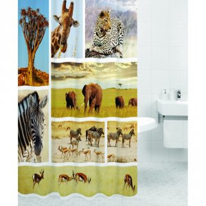 Штора для ванной комнаты Bath Plus AFRICA HOT Print (DSP3029)