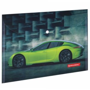 Папка-конверт BRAUBERG SPORT CAR (228043)