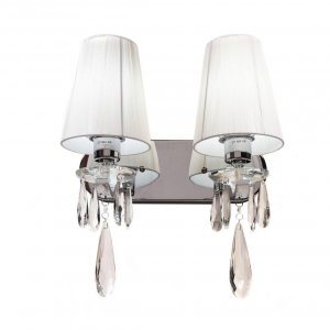 Настенный светильник-бра Lumina Deco Alessia (LDW 1726-2W CHR)